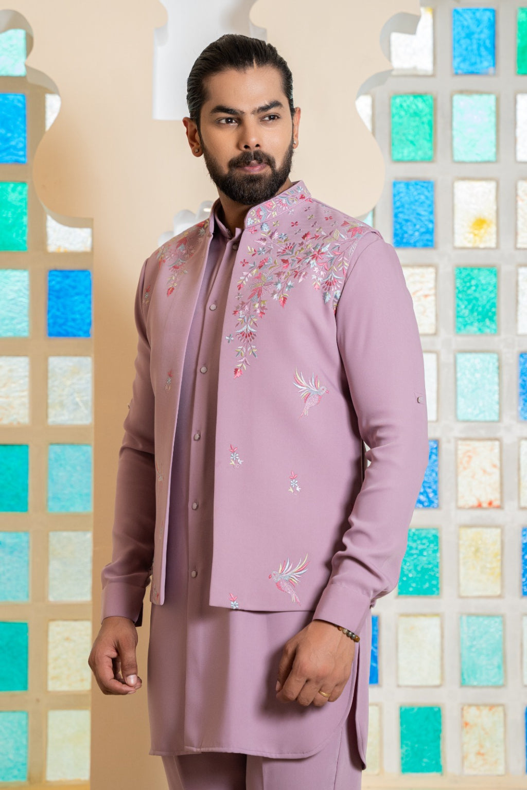 Classic Kurta Jacket Set - Crafted Just for You. Minimum Delivery: 20 Days