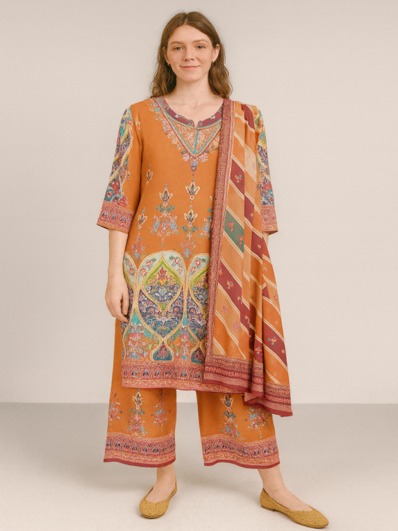 Women's Dupatta Bottom set
