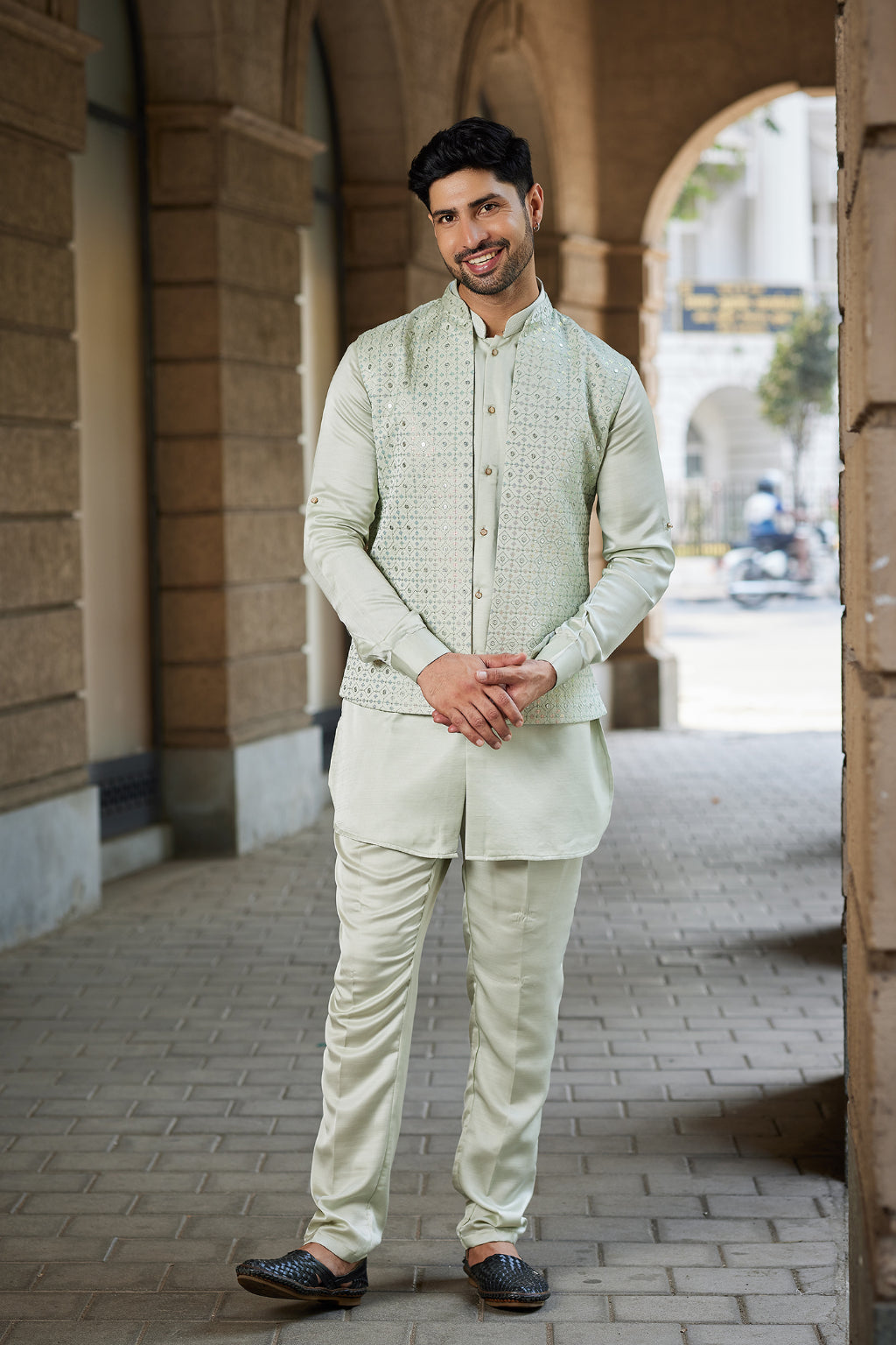 Classic Kurta Jacket Set