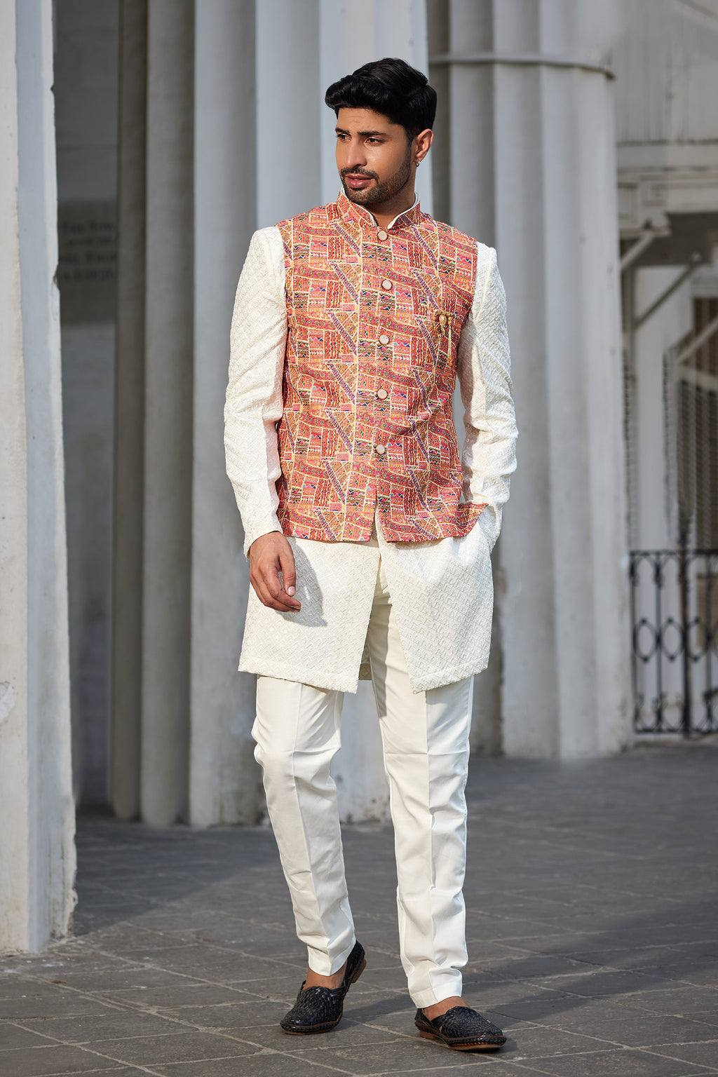 Classic Kurta Jacket Set - Crafted Just for You. Minimum Delivery: 20 Days