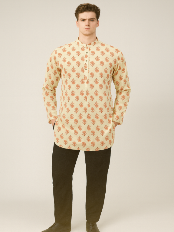 Men's Short Kurta