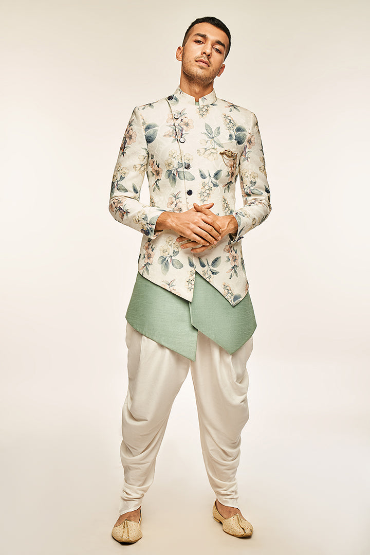 Elegant Indo Western Jodhpuri Set  - Crafted Just for You. Minimum Delivery: 20 Days