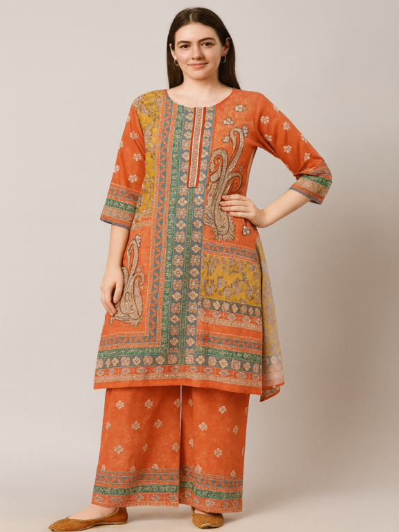 Women's Dupatta Bottom Set