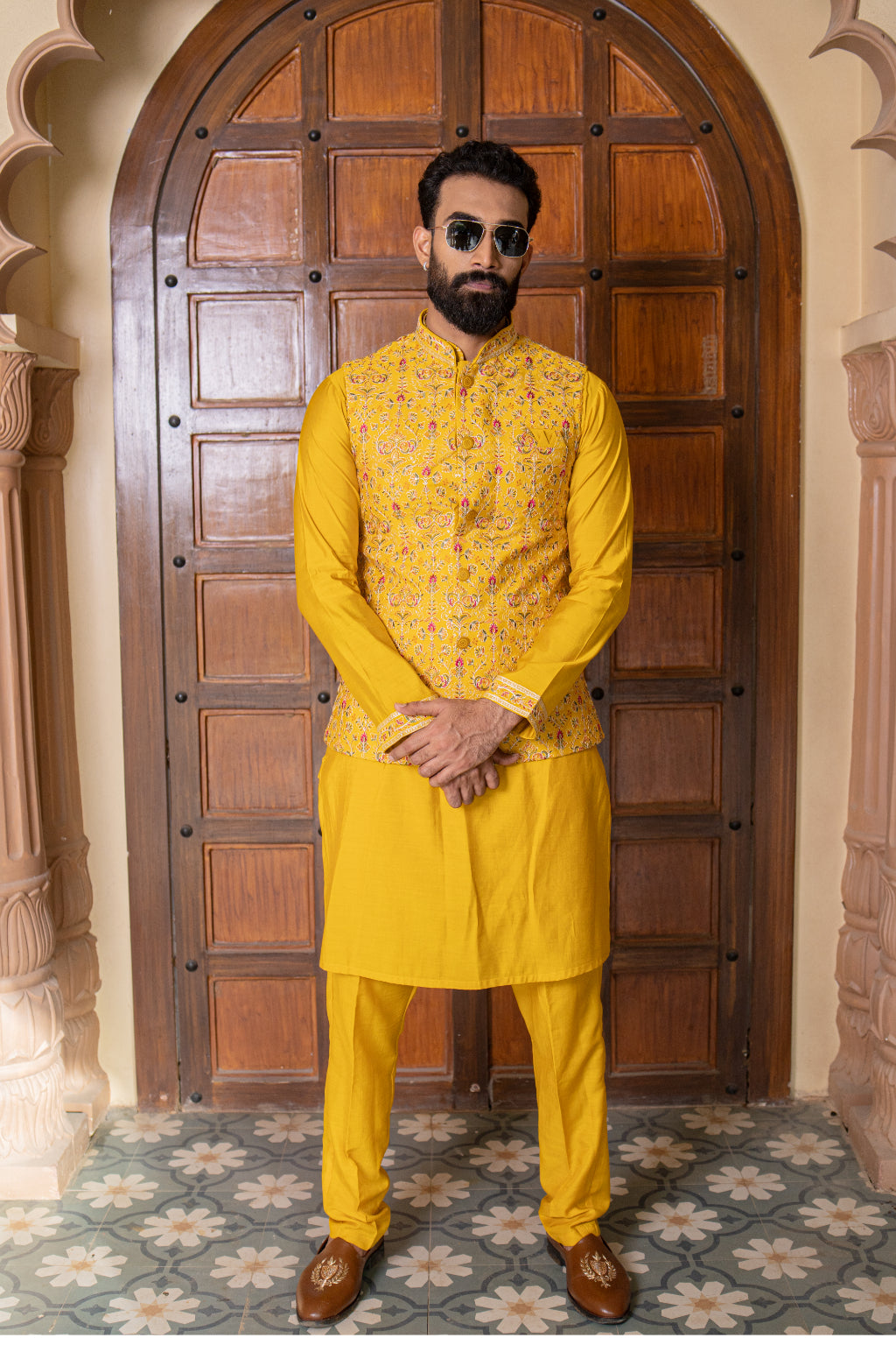 Classic Kurta Jacket Set - Crafted Just for You. Minimum Delivery: 20 Days