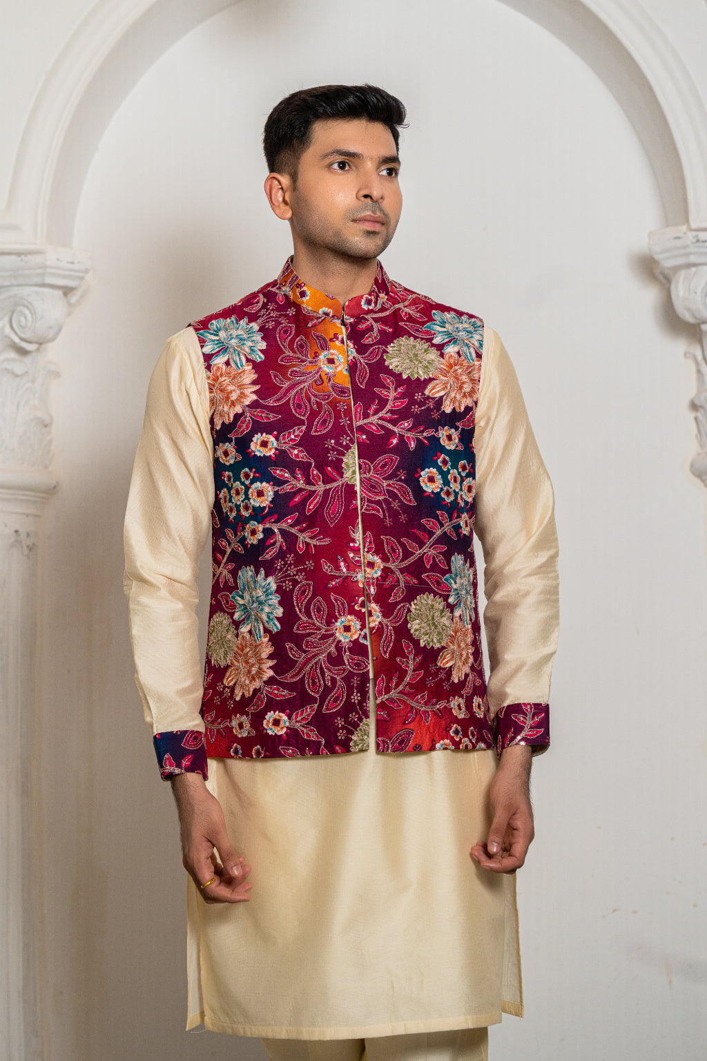 Classic Kurta Jacket Set - Crafted Just for You. Minimum Delivery: 20 Days