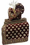 Elegant Traditional Turban with Shawl for Men – Perfect for Weddings & Festive Wear