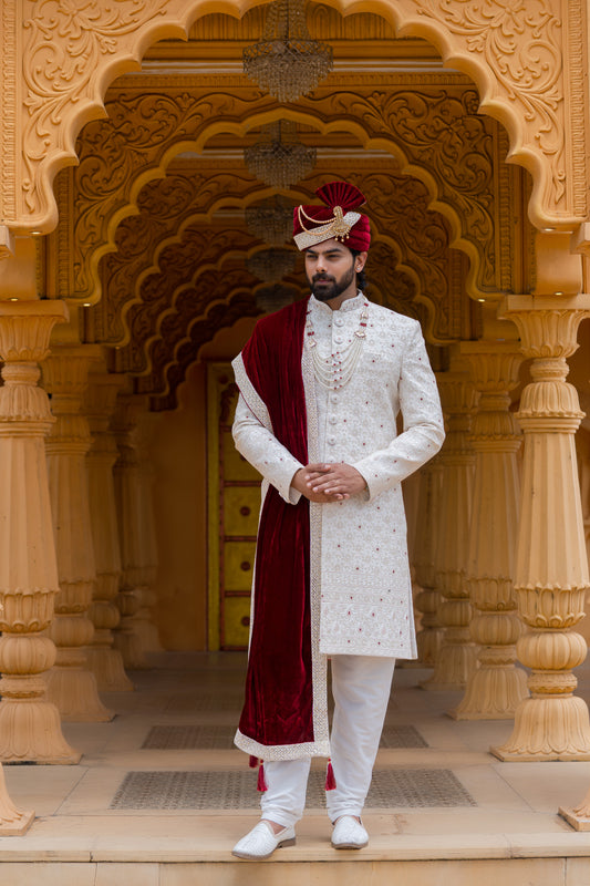 Royal Wedding Sherwani - Crafted Just for You. Minimum Delivery: 20 Days