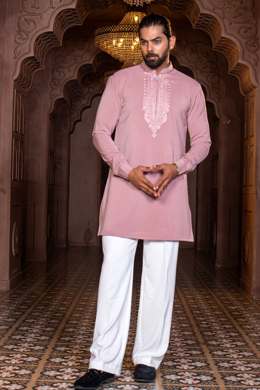 Classic Embroidered Kurta - Crafted Just for You. Minimum Delivery: 20 Days
