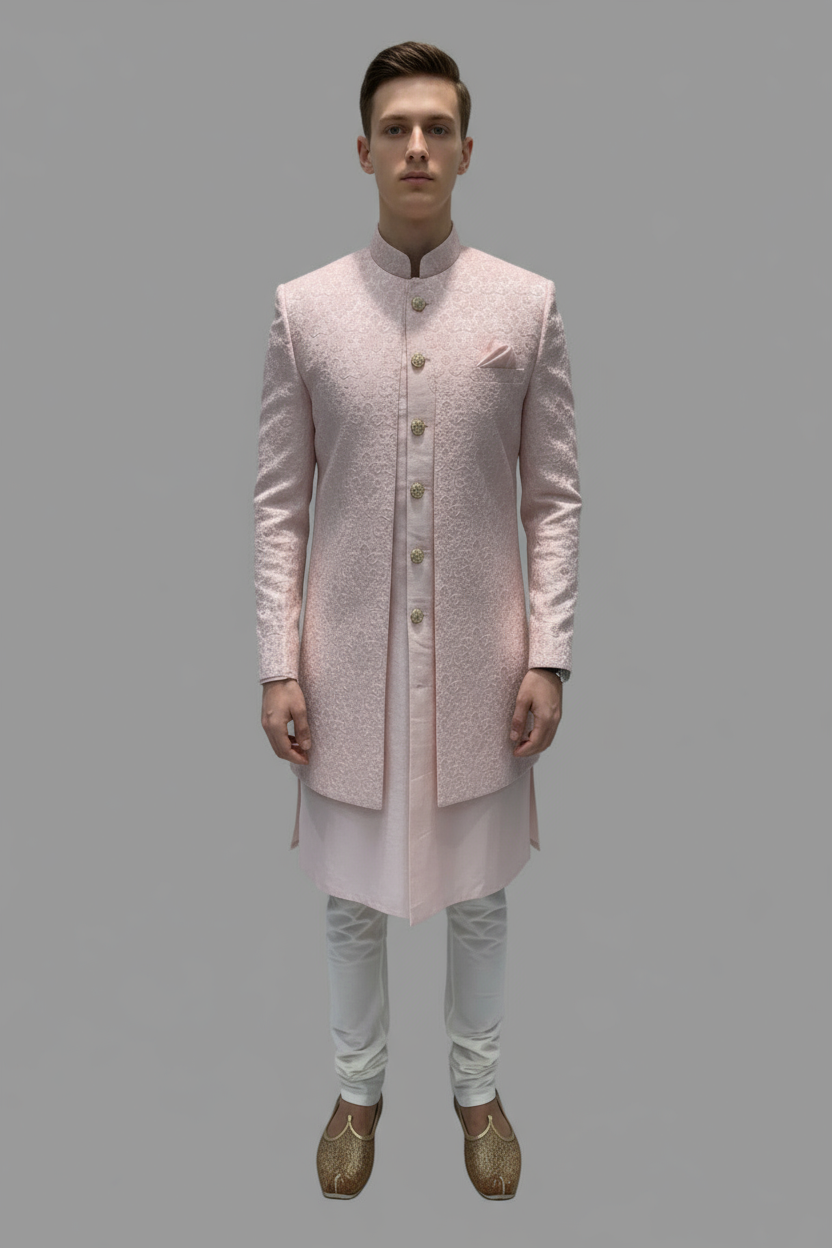 Kurta with Jacket - Crafted Just for You. Minimum Delivery: 20 Days