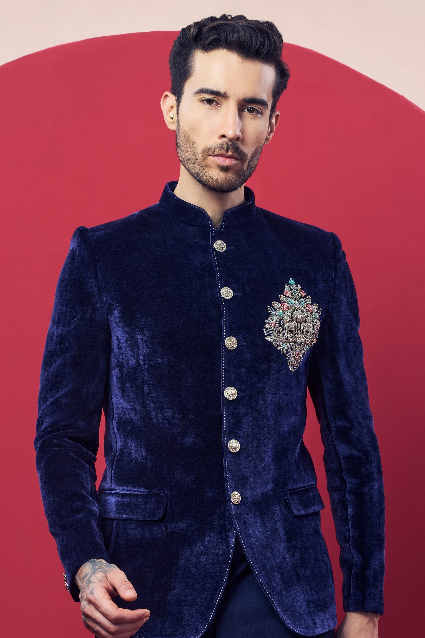 Regal Midnight Velvet Ensemble