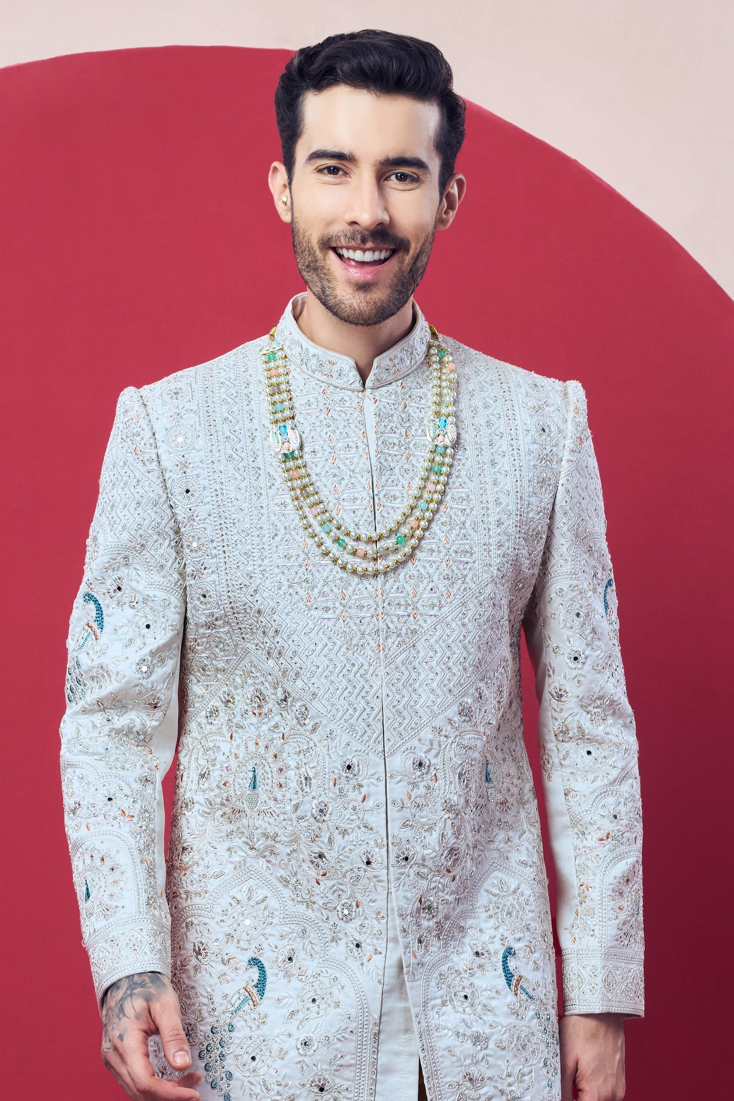 Traditional Indian Sherwani for men.