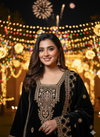 Elegant Black Velvet Salwar Suit