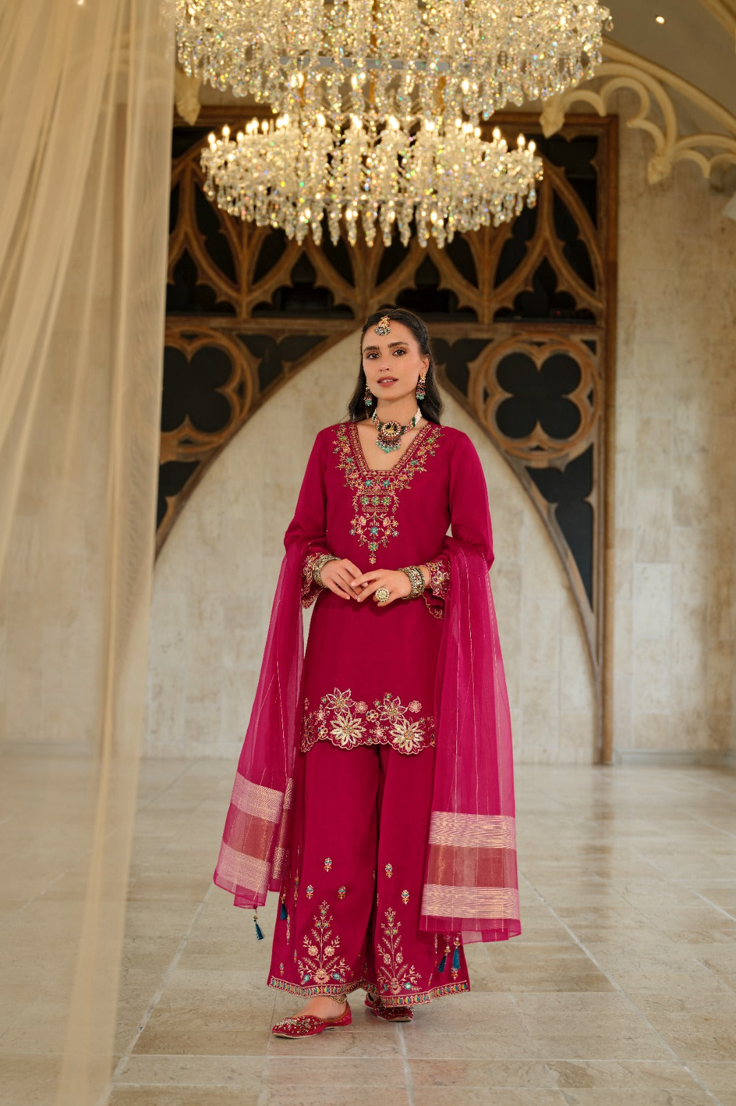 Elegant sharara Suit Set