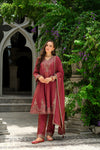 Elegant Anarkali-style Suit Set