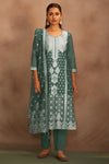 Classic Emerald Green Woven Suit