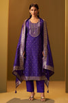 Luxurious Royal Purple Banarasi Suit