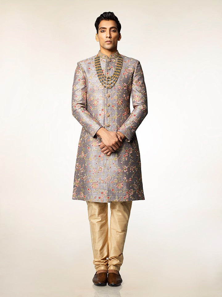 Royal Embroidered Sherwani - Crafted Just for You. Minimum Delivery: 20 Days