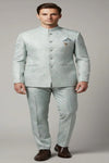 White Embroidered Jodhpuri suit -Crafted Just for You.