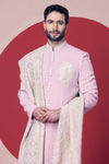 Elegant Hand Work Sherwani With Dupatta - Crafted Just for You. Minimum Delivery: 20 Days